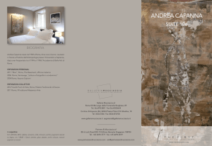 andrea capanna - The First Luxury Art Hotel Roma
