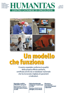 Magazine Luglio 2016 - Humanitas Centro Catanese di Oncologia