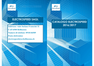 electrospeed sagl catalogo electrospeed 2016/2017
