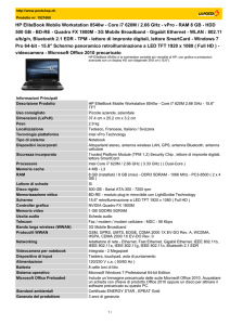 HP EliteBook Mobile Workstation 8540w - Core i7