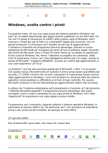Windows, svolta contro i pirati