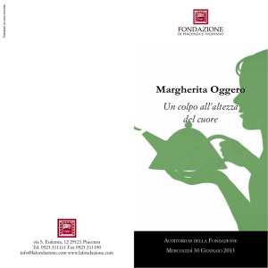 Margherita Oggero - Fondazione di Piacenza e Vigevano