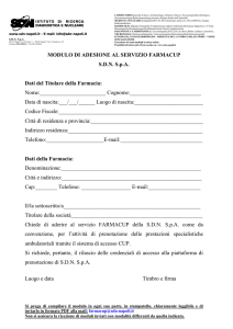 Modulo adesione II - Federfarma Napoli