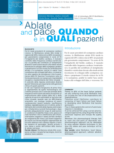 Ablate - Giornale Italiano di Aritmologia e Cardiostimolazione