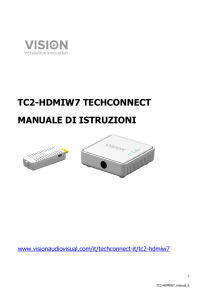 tc2-hdmiw7 techconnect manuale di istruzioni