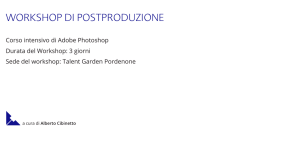 programma-ws-postproduzione - Ordine Architetti Pordenone