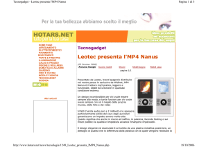 Tecnogadget Leotec presenta l`MP4 Nanus