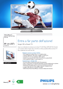 32PFL5507H/12 Philips Smart TV LED con Pixel Plus HD