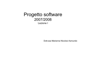 Progetto software