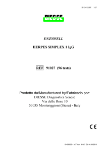ENZYWELL HERPES SIMPLEX 1 IgG REF 91027 (96 tests)