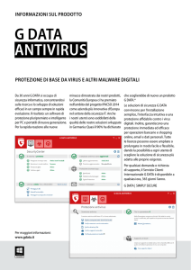 protezione di base da virus e altri malware digitali g data antivirus