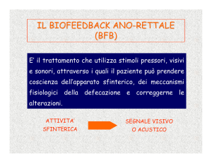 Biofeedback ano-rettale parte 2