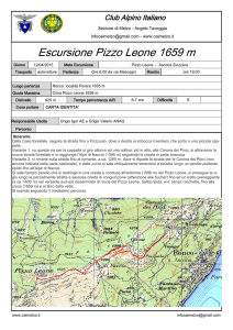 Escursione Pizzo Leone 1659 m