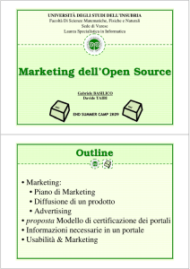Marketing dell`Open Source