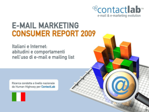 2009 Email mkt, ContactLab
