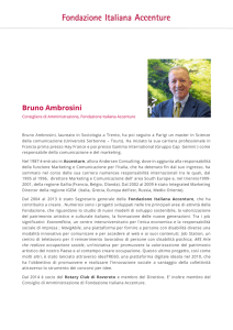 Bruno Ambrosini - Fondazione Italiana Accenture