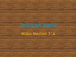 PPT-Milko - "G. Segantini" Asso