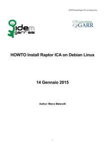 HOWTO Install Raptor ICA on Debian Linux