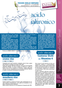 acido ialuronico - Rubinia Natural Cosmetics