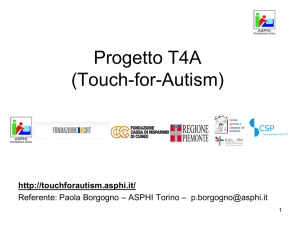 Progetto T4A (Touch-for-Autism)