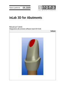 inLab 3D for Abutments