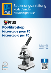 Bedienungsanleitung PC-Mikroskop
