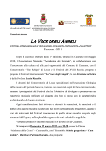Comunicato stampa - Luigi Bisanti website