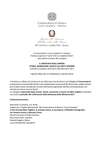 Programma in dettaglio - Unione Armeni d`Italia