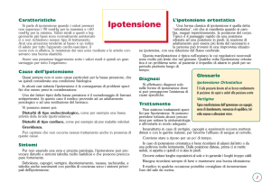 Ipotensione - Medici Insieme Vicenza Medicina di Gruppo Integrata