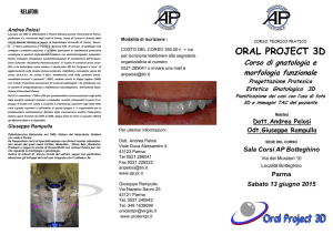 oral project 3d - Accademia Posturocclusale