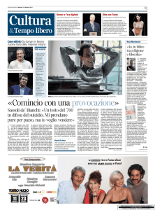 Corriere della Sera (Milano), 11 ottobre 2011