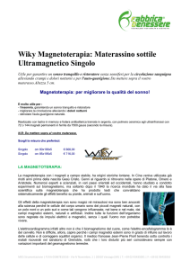 Wiky Magnetoterapia: Materassino sottile Ultramagnetico Singolo