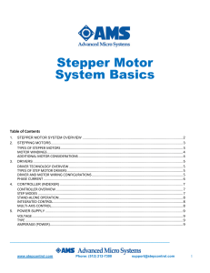 Stepper Motor System Basics
