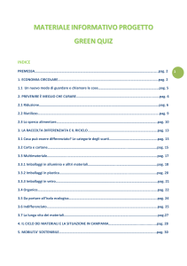 Materiale informativo Green Quiz