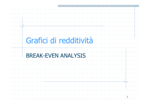 Diagramma di redditività e Break even analysis