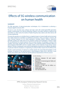 Effects of 5G wireless communication EPRS BRI(2020)646172 EN