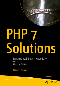 PHP 7 solutions dynamic design 4th Ed.