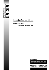 akai s3200xl manual