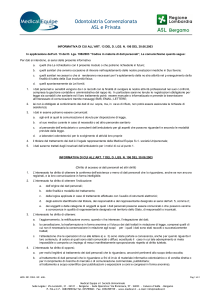 Modulo Consenso Informato Anagrafico - Medical Equipe srl