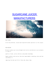 sugarcane machine