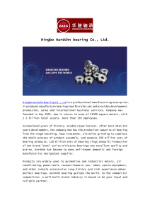 Ningbo Hardchn bearing Co., Ltd