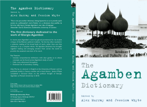 Agamben, Giorgio  Agamben, Giorgio  Whyte, Jessica  Murray, Alex - The Agamben dictionary (2011, Edinburgh University Press)