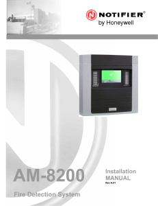 notifier am8200 Installation  Manual