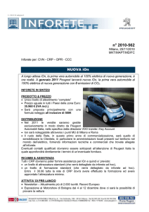 n° 2010-xxx - Peugeot Automobili Italia