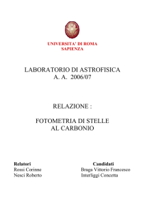 relazione - La Sapienza