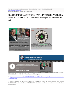 RADIO L`ISOLA CHE NON C`E` - BelSalento.com