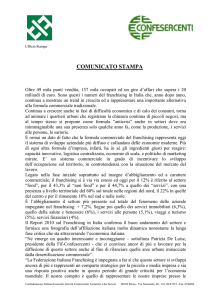 COMUNICATO STAMPA - Rete Imprese Italia