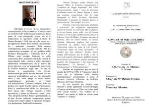 programma - Francesco Silvestro