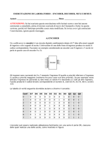 Esercitazione laboratorio 8