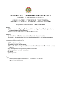 Programma Elettrocardiografia - Università di Modena e Reggio